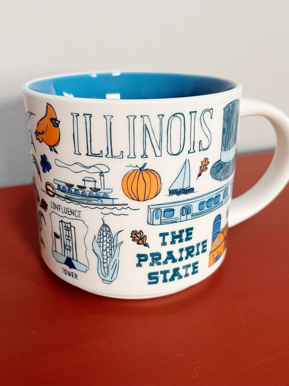 Starbucks Illinois Been There Series Coffee Tea Mug 14 Oz 414 mL Collectors